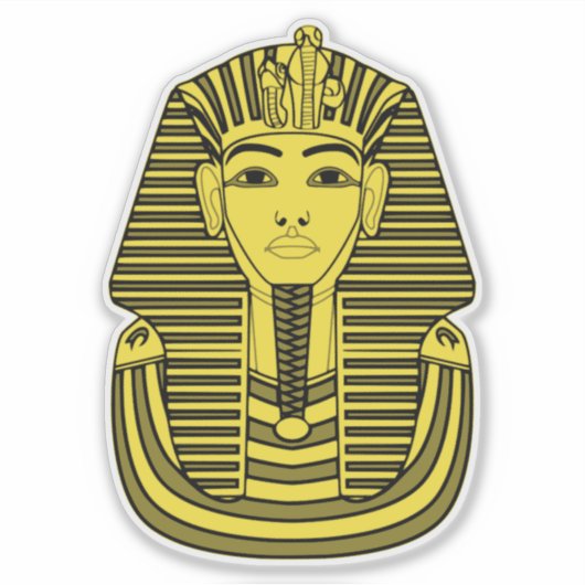 Tutankhamun Aufkleber (Vorderseite)