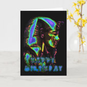 TUTANKHAMUN BIRTHDAY CARD Faltkarte Karte (Gelbe Blume)