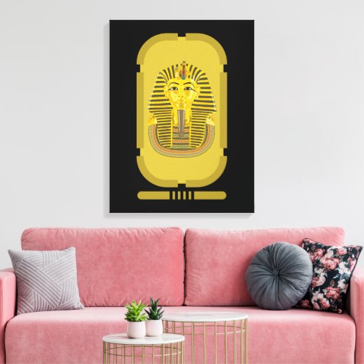 Tutankhamun Canvas Print Leinwanddruck (Insitu (Wohnzimmer))