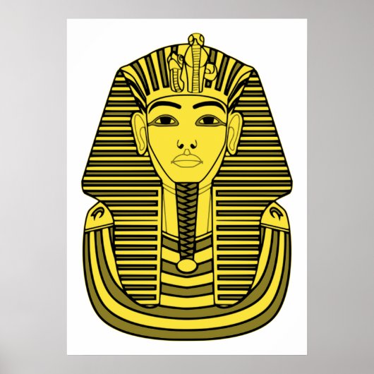 Tutankhamun Clip Art Illustration Poster (Vorne)