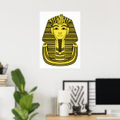 Tutankhamun Clip Art Illustration Poster (Heimbüro)