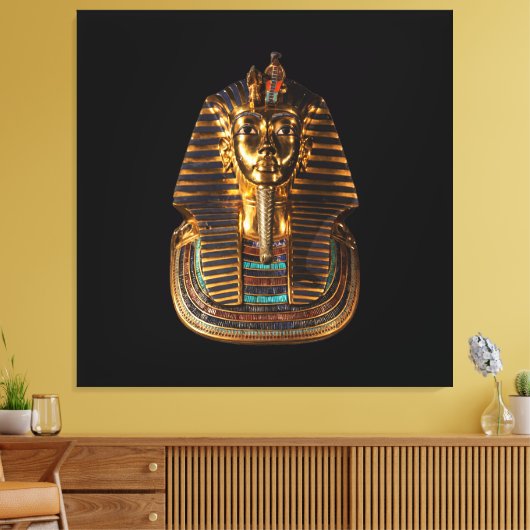 Tutankhamun Der ägyptische König - Antiker Royal M Leinwanddruck (Insitu (Wohnzimmer))