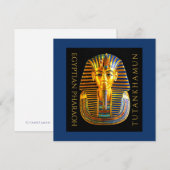 TUTANKHAMUN Discovery Centennial Feiertagskarte (Vorne/Hinten)