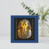 TUTANKHAMUN Discovery Centennial Feiertagskarte (Stehend Vorderseite)