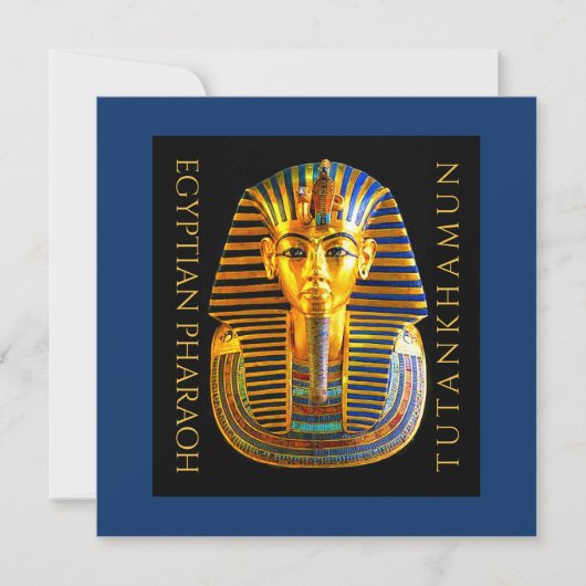TUTANKHAMUN Discovery Centennial Feiertagskarte (Vorderseite)