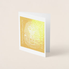 TUTANKHAMUN Discovery Centennial Note Card Folienkarte