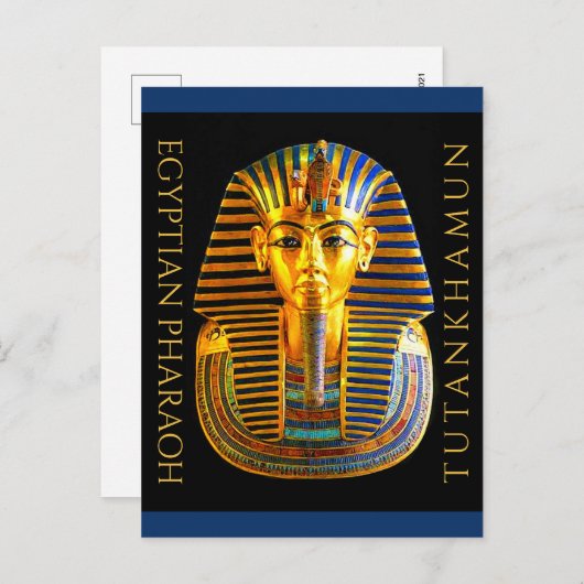 TUTANKHAMUN Discovery Centennial Postkarte (Vorne/Hinten)