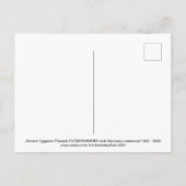 TUTANKHAMUN Discovery Centennial Postkarte (Rückseite)