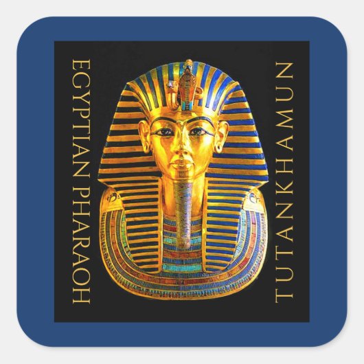 TUTANKHAMUN Discovery Centennial Quadratischer Aufkleber (Vorderseite)