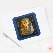TUTANKHAMUN Discovery Centennial Quadratischer Aufkleber (Umschlag)