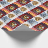 Tutankhamun Geschenkpapier (Ecke)