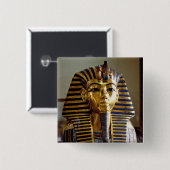Tutankhamun - Gesichtsmaske Button (Vorne & Hinten)