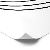 Tutankhamun-Illustration Poster (Ecke)