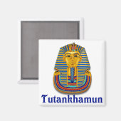 Tutankhamun Magnet (Vorderseite/Rückseite)