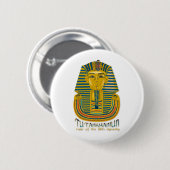 Tutankhamun Mama, der alte König Tut von Ägypten Button (Vorne & Hinten)
