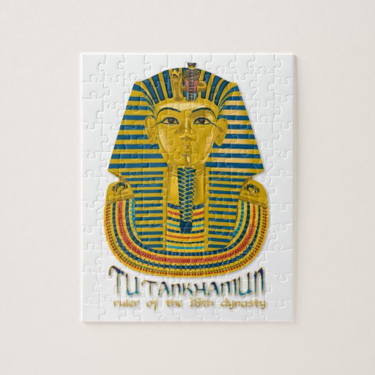 Tutankhamun Mama, der alte König Tut von Ägypten Puzzle (Vertikal)
