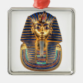Tutankhamun-Maske Ornament Aus Metall (Vorne)