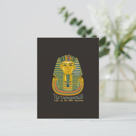 Tutankhamun mummy, der alte König Tut Ägyptens Postkarte (Stehend Vorderseite)