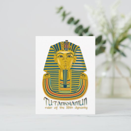 Tutankhamun mummy, der alte König Tut Ägyptens Postkarte (Stehend Vorderseite)