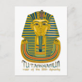 Tutankhamun mummy, der alte König Tut Ägyptens Postkarte (Vorderseite)