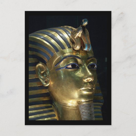 Tutankhamun Postkarte (Vorderseite)