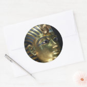 Tutankhamun Runder Aufkleber (Umschlag)