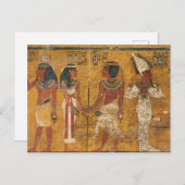 Tutankhamun Tomb, Nordwand Postkarte (Vorne/Hinten)
