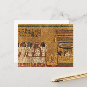 Tutankhamun Tomb, Ostmauer der ägyptischen Geschic Postkarte