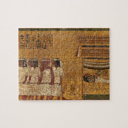 Tutankhamun Tomb, Ostmauer der ägyptischen Geschic Puzzle (Horizontal)
