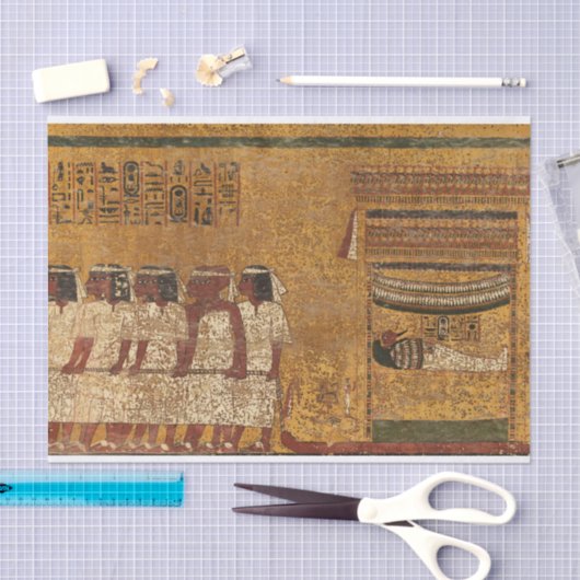 Tutankhamun Tomb, Ostmauer der ägyptischen Geschic Seidenpapier (Handwerk)