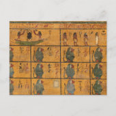 Tutankhamun Tomb, Westmauer der ägyptischen Geschi Postkarte (Vorderseite)