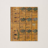 Tutankhamun Tomb, Westmauer der ägyptischen Geschi Puzzle (Vertikal)