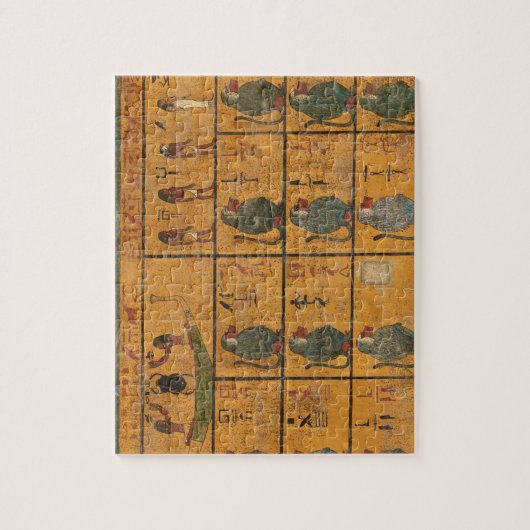 Tutankhamun Tomb, Westmauer der ägyptischen Geschi Puzzle (Vertikal)