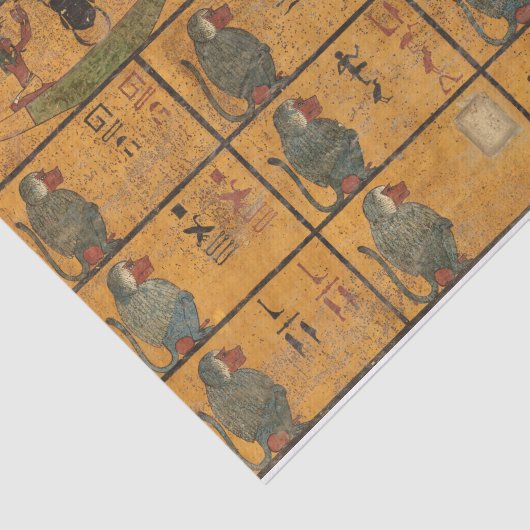 Tutankhamun Tomb, Westmauer der ägyptischen Geschi Seidenpapier (Ausschnitt)