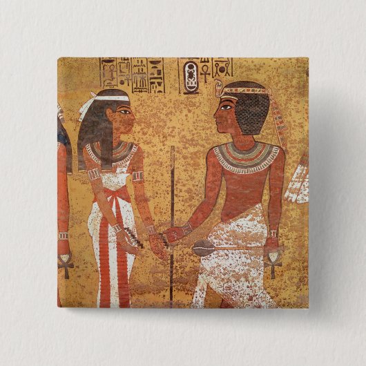 Tutankhamun und seine Ehefrau, Ankhesenamun Button (Vorderseite)