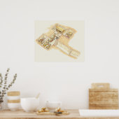 Tutankhamun's Grab Poster (Küche)