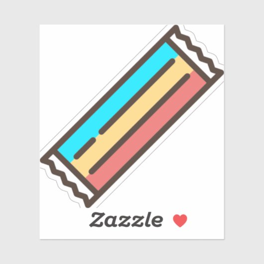 Tüte Aufkleber (Blatt)