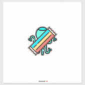 Tüte Aufkleber (Blatt)