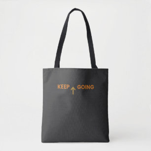 Tüte 'Keep Going Minimalist Inspirational' Tasche