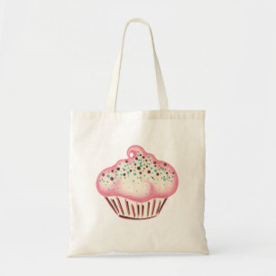 Tüte mit Cupcake-Muster Tragetasche