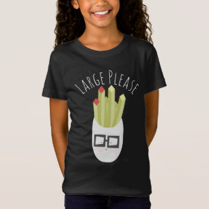 Tüte Pommes Frites Süßes Cartoon T-Shirt