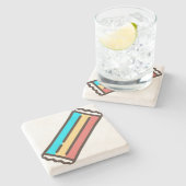 Tüte Steinuntersetzer (Seitenansicht)