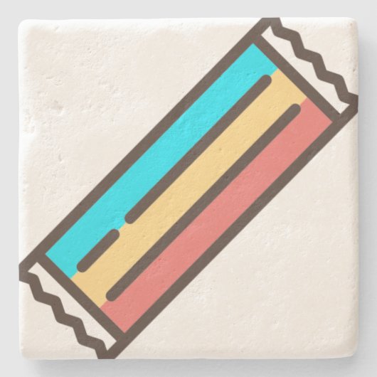 Tüte Steinuntersetzer (Vorderseite)