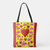 Tüte Valentinstag Liebe Herz Tasche (Rückseite)