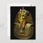 Tuthankamen Burial Mask Postkarte (Vorne/Hinten)