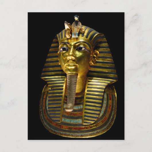 Tuthankamen Burial Mask Postkarte (Vorderseite)