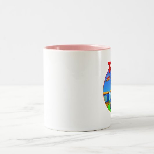 TuTiTu Zug-Tasse Zweifarbige Tasse (Mittel)