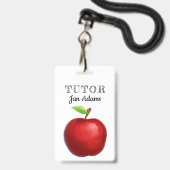 Tutor-Abzeichen Ausweis (Vorderseite mit Lanyard)