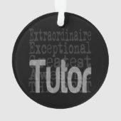 Tutor Extraordinaire Ornament (Rückseite)