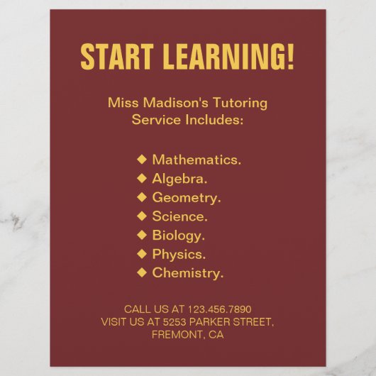 Tutor-Flyer (Rückseite)